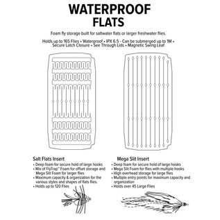 Umpqua Feather Merchants Umpqua Foam Salt WP Flats Large - Aqua