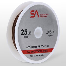 Scientific Anglers SA Absolute Predator 7x7 Knottable Wire 25LB - 25ft