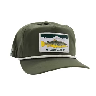 Rep Your Water RYWater Colorado Wild Brown Unstructured 5 Panel Hat