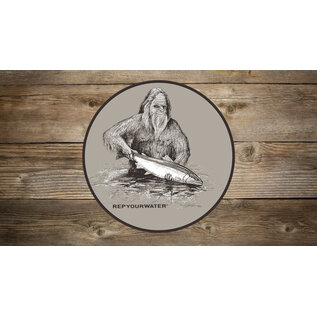 Rep Your Water RYWater Squatch and Release Sticker