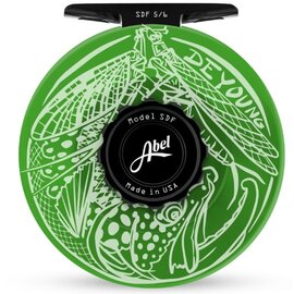 Abel Reels Abel SDF 5/6 Solid Reel - Grass Green - Deyoung Looking Up