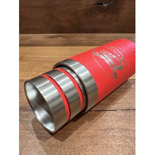 YETI Coolers Ridgway Co Logo YETI Shot Glasses and Case - Rescue Red