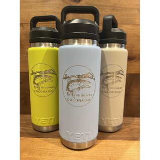 YETI Coolers Ridgway Co Logo YETI Rambler 26oz Bottle Chug Cap