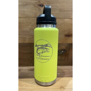 YETI Coolers Rambler 36oz Bottle Chug Cap Ridgway Co Logo