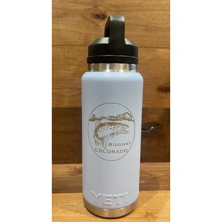 YETI Coolers Rambler 36oz Bottle Chug Cap Ridgway Co Logo
