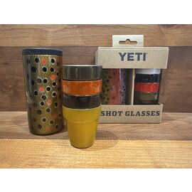 YETI Coolers Scaly Designs - Yeti Shot Glasses and Carrying Case