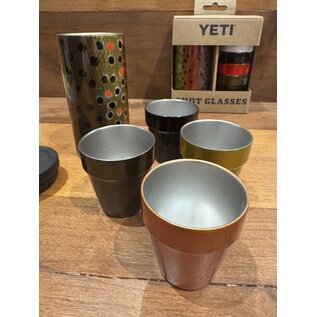 YETI Coolers Scaly Designs - Yeti Shot Glasses and Carrying Case
