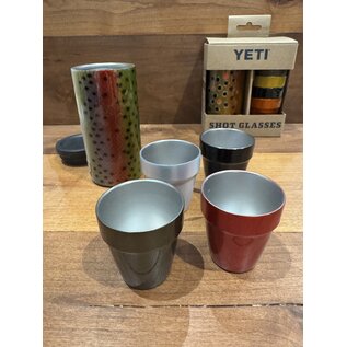 YETI Coolers Scaly Designs - Yeti Shot Glasses and Carrying Case