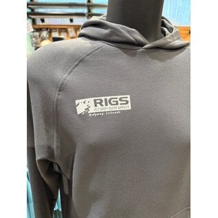 Free Fly RIGS Patch Freefly Men's Bamboo Lightweight Fleece Hoodie