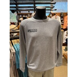 Free Fly RIGS Logo Freefly Men's Bamboo Lightweight Fleece Crew