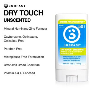 Surface Surface Dry Touch Sunscreen Mineral Face Stick - Fragrance Free