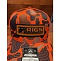 Richardson RIGS Debossed Leather Hat 112PFP - Blaze Duck Camo/Blaze