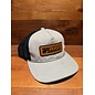 Richardson RIGS Debossed Leather Hat 930 -Troutdale Split light Grey/Black