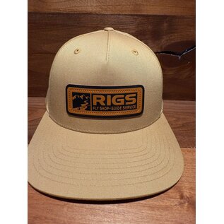 Richardson RIGS Debossed Leather Hat 255 - Biscuit