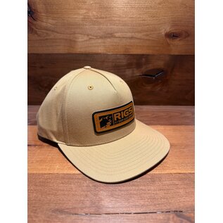 Richardson RIGS Debossed Leather Hat 255 - Biscuit