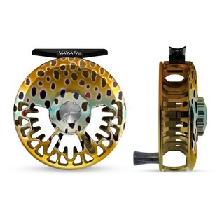 Abel Reels Abel Vaya 4/5 Reel - Native Brown -Native Brown Drag Knob - Ebony Handle