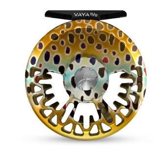 Abel Reels Abel Vaya 4/5 Reel - Native Brown -Native Brown Drag Knob - Ebony Handle