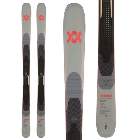 VOLKL BLAZE 94 GREY/RED FLAT