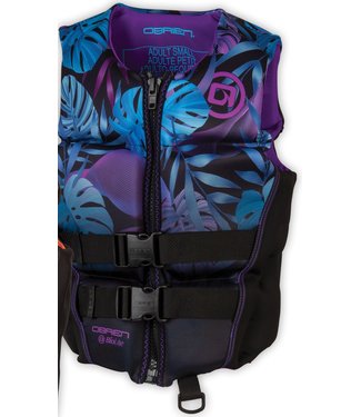 O'Brien LADIES FLEX V-BACK NEO PFD - FLORAL -