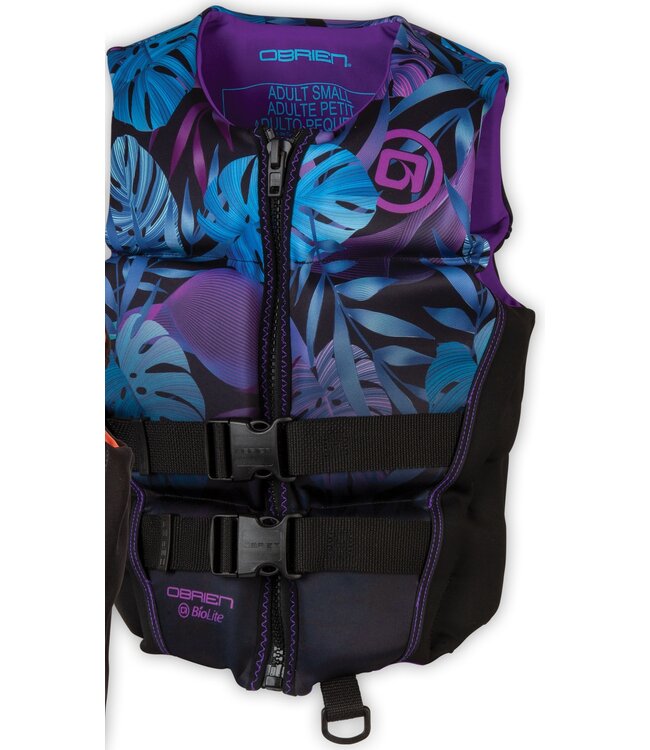 O'Brien - LADIES FLEX V-BACK NEO PFD - FLORAL -