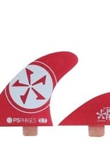 Phase 5 Phase 5 - REPLACEMENT QUAD FCS SURF FINS - 3.7" (4pc) - RED