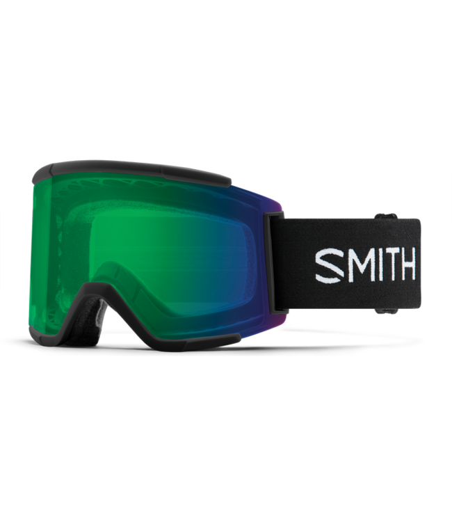 Smith - SQUAD XL - Black w/ CP Everyday Green Mirror + Bonus CP Lens