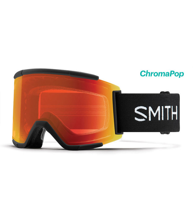 Smith - SQUAD XL - Black w/ CP Everyday Red Mirror + Bonus CP Lens