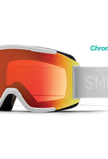Smith Optics Smith - SQUAD - White Vapor w/ CP Everyday Red Mirror + Bonus Lens