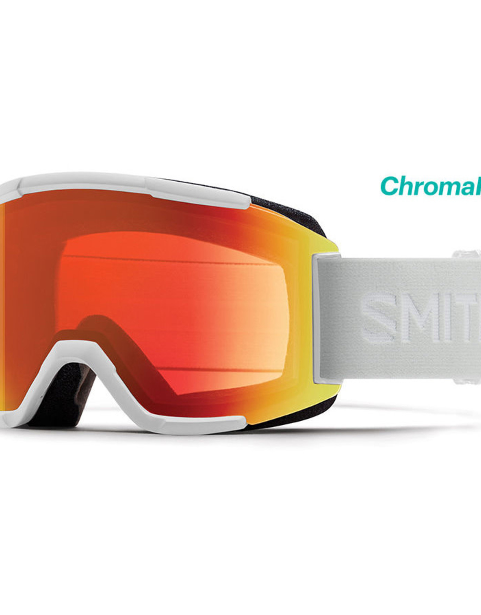 Smith Optics Smith - SQUAD - White Vapor w/ CP Everyday Red Mirror + Bonus Lens