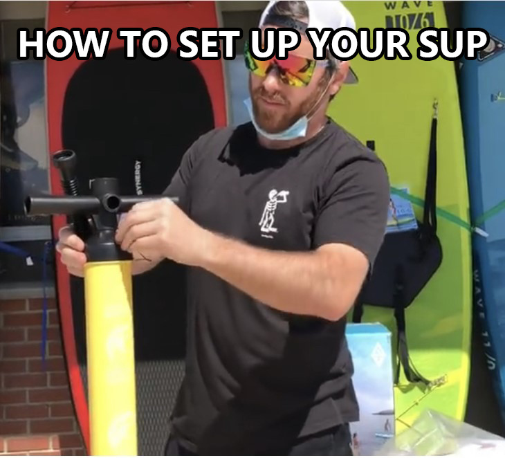 How to set up your inflatable paddle board