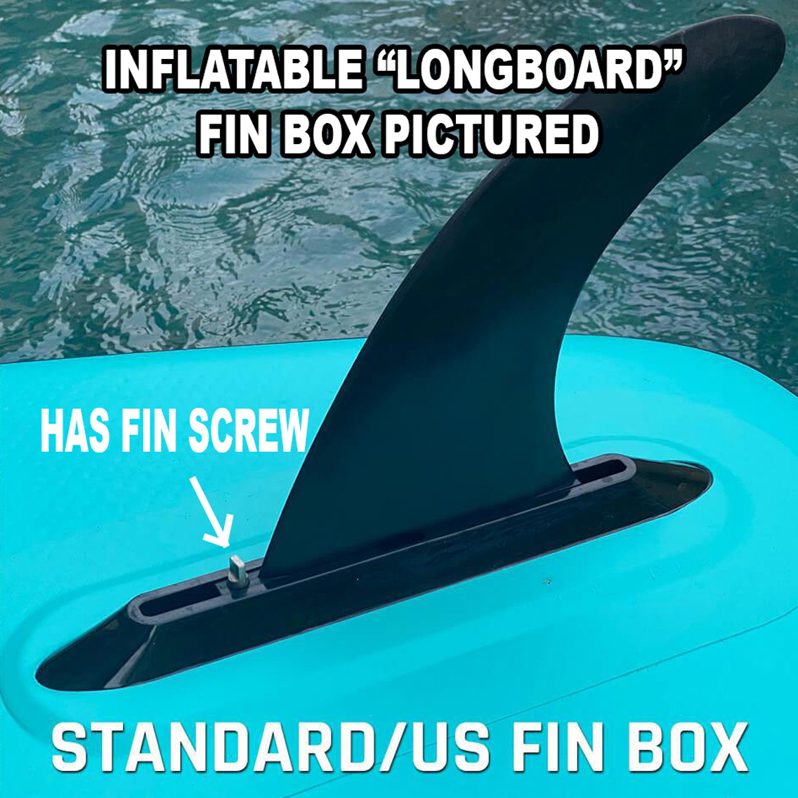 Longnboard sup fin US