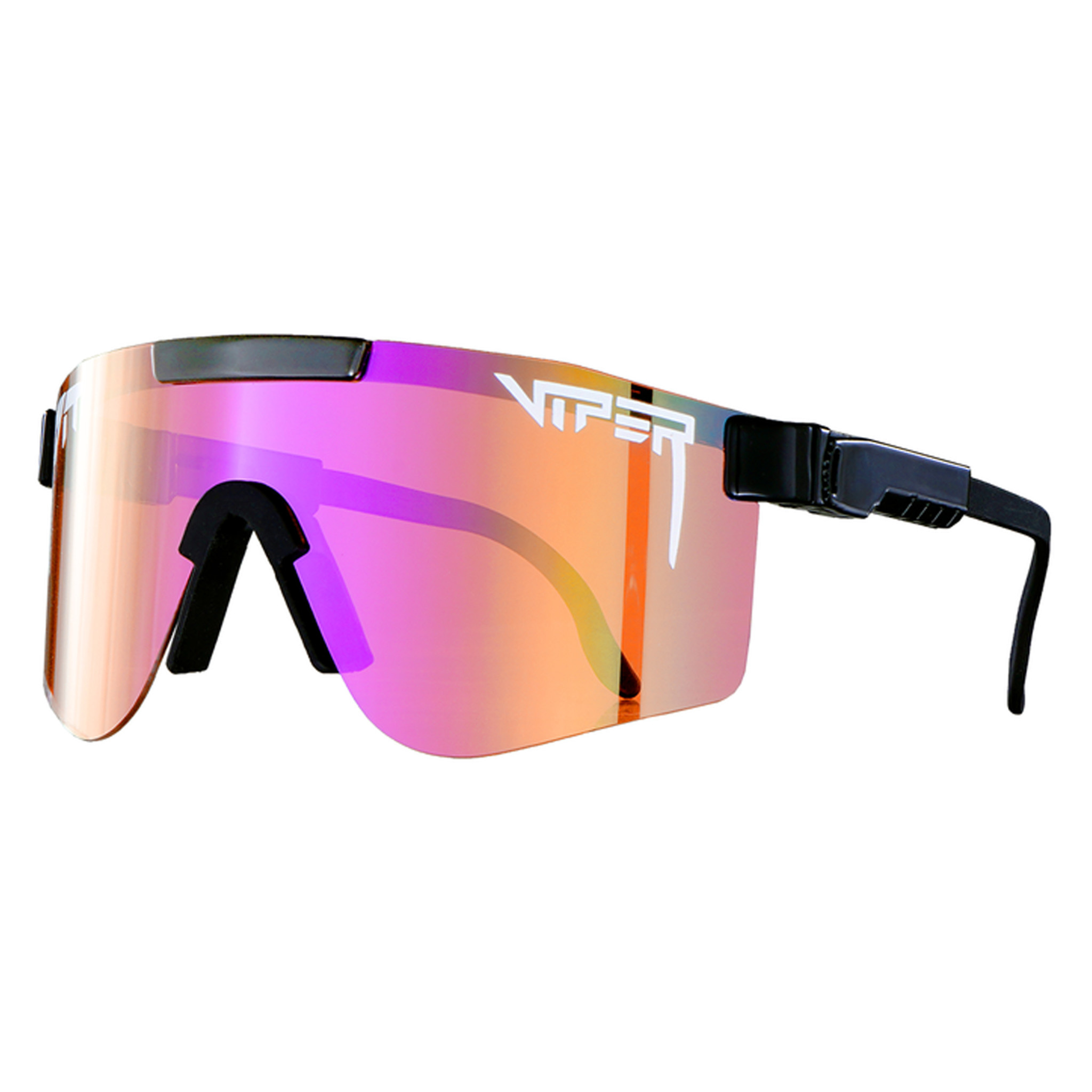 Pit Viper Occhiali da sole The Originals - Mudslinger, mud slinger-amber  reflective, DOUBLE WIDE : : Moda