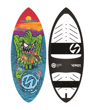 Kanuk Wakesurfs Kanuk - VEDDER CARBON PRO - 53.5" - Trippy's Revenge