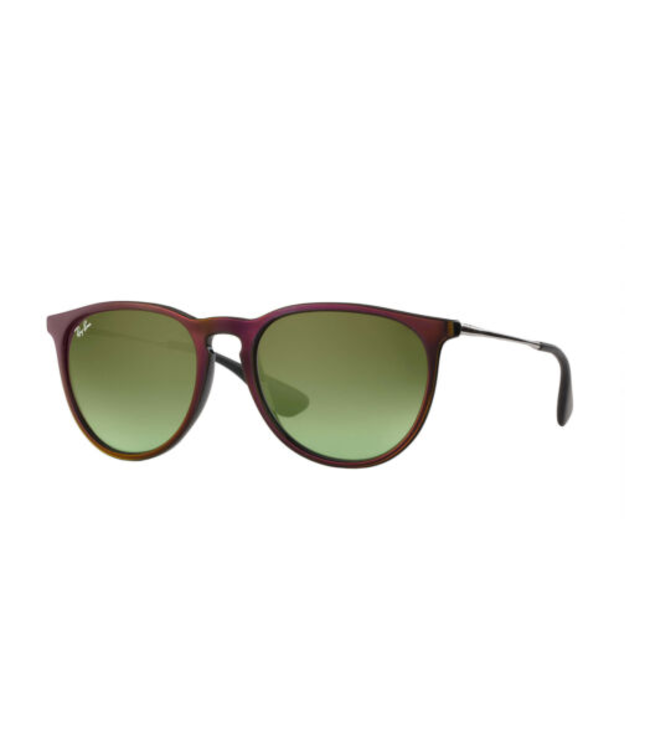 Ray-Ban - ERIKA 54 (6316/E8) - Mirror Red on Black w/ Green Gradient Brown