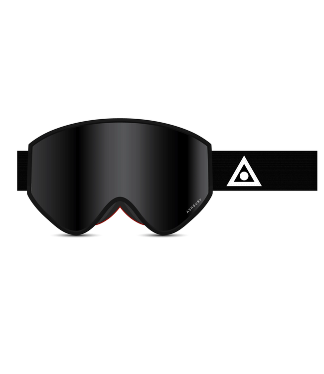 Ashbury - BLACKBIRD - Black Triangle w/ Dark Smoke + BONUS Lens