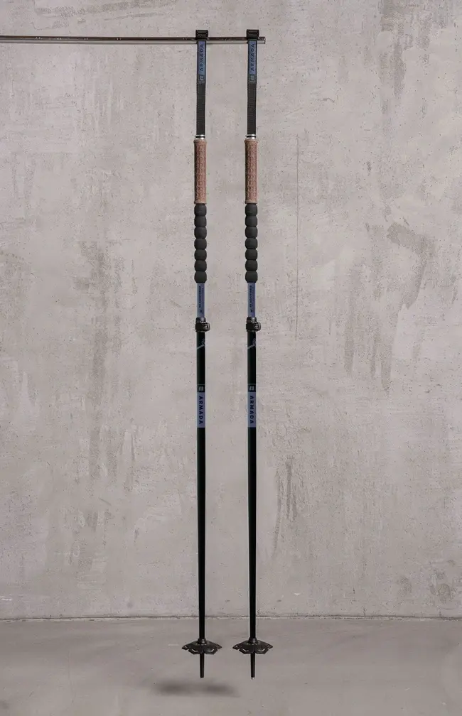 Armada Armada AK ADJUSTABLE SKI POLES Grey Black Syndicate