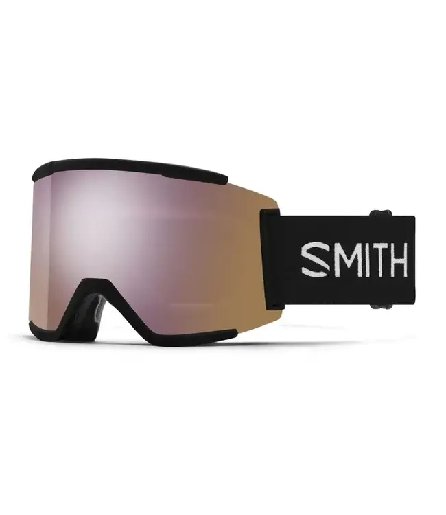 Smith - SQUAD - Black w/ CP Everyday Rose Gold Mirror + Bonus Lens