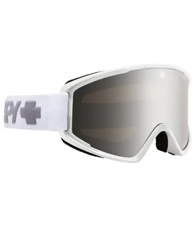SPY - CRUSHER ELITE ECO - Matte White w/ Silver Mirror