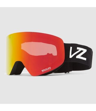 Von Zipper VZ - ENCORE - Black Satin w/ Fire Chrome