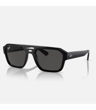 Ray-Ban Ray-Ban - CORRIGAN 54 (145/3N) - Black w/ Dark Grey