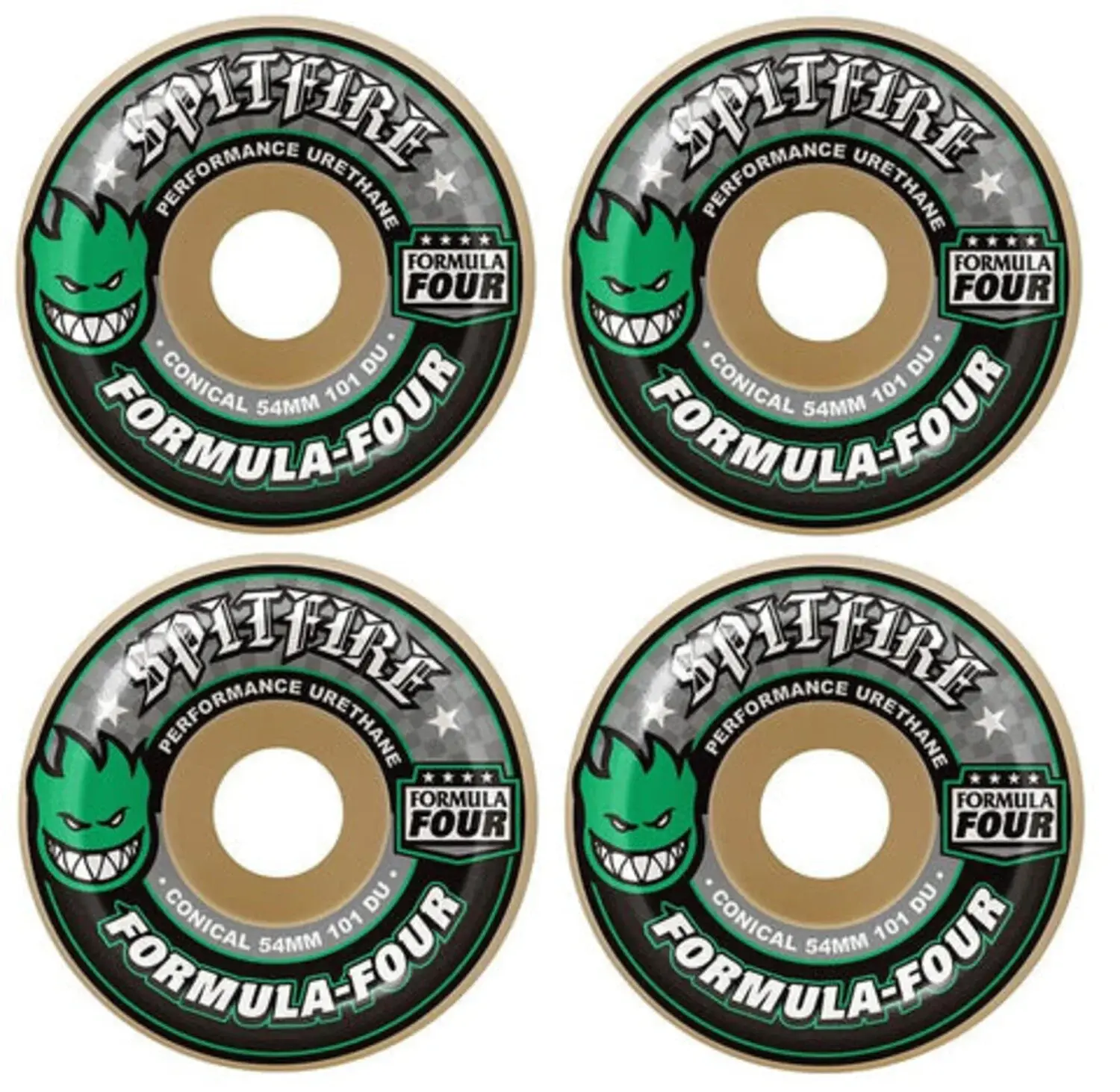 〔新品〕Spitfire Formula4 Conical Full 54mm Spitfire Spitfire - FORMULA 4 CONICAL FULL WHEELS 101D