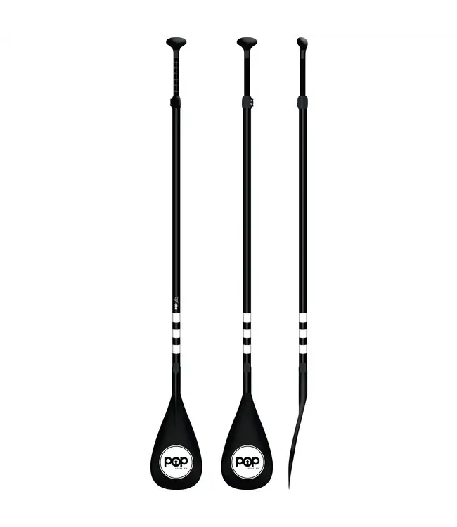 POP - LOANER 2Pc Adjustable SUP PADDLE - Alu. Shaft / Poly Blade