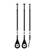 POP - LOANER 2Pc Adjustable SUP PADDLE - Alu. Shaft / Poly Blade