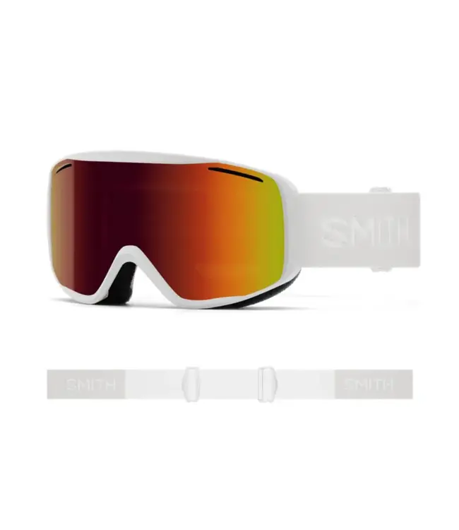 Smith - RALLY - White w/ Red Sol-X Mirror