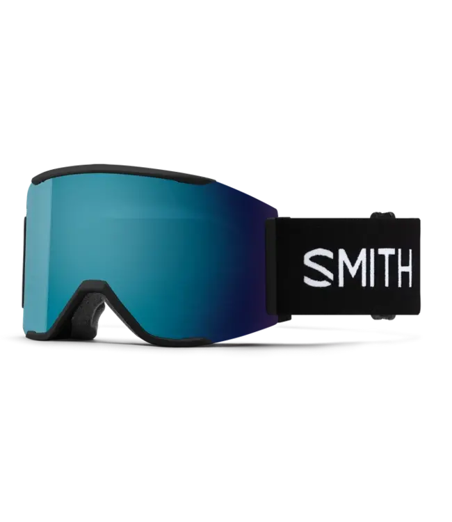 Smith - SQUAD MAG - Black w/ CP Sun Blue Mirror + Bonus Storm Blue CP Lens