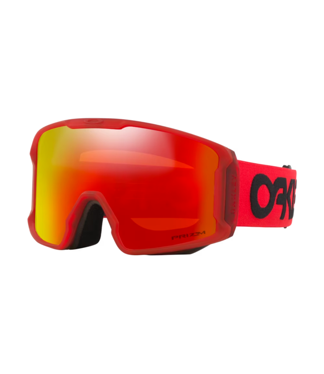 Oakley - LINE MINER L - Redline w/ PRIZM Torch Iridium + CLEAR LENS