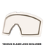 Oakley - LINE MINER L - Redline w/ PRIZM Torch Iridium + CLEAR LENS