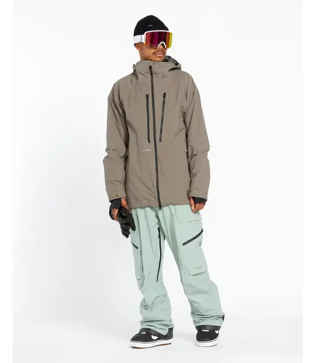 Volcom - Mens GUCH STRETCH GORE-TEX JACKET - Stone -