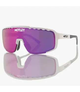 Motley Motley - BROSKI - White w/ Purple Mirror