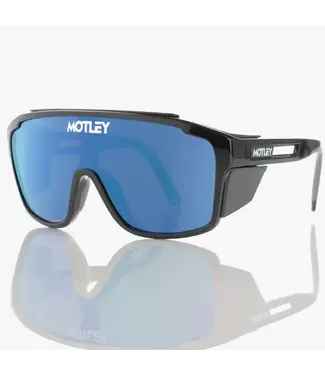 Motley Motley - SLIDER - Black Matte w/ Blue Mirror POLAR